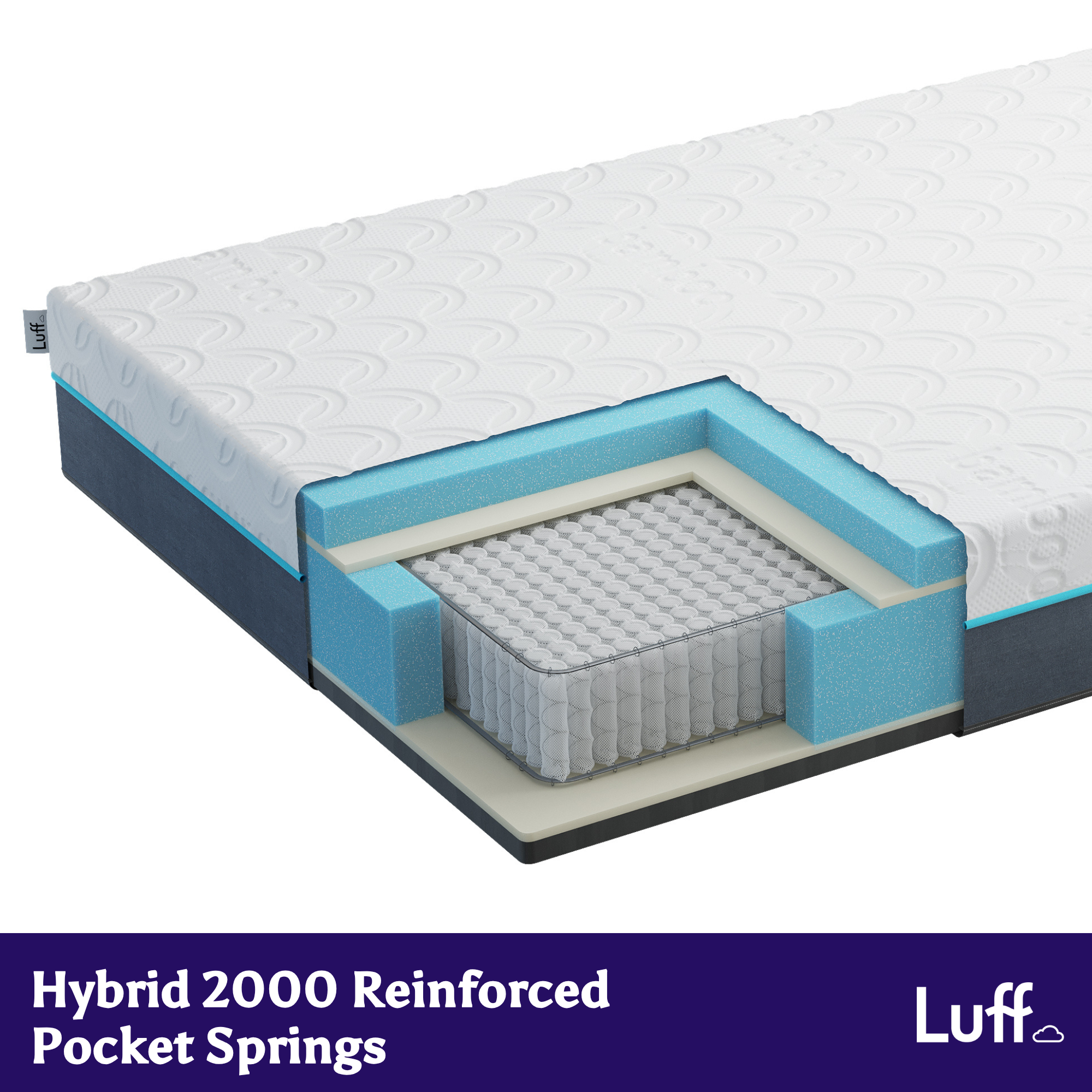 The Prestige Hybrid Bamboo Mattress - Luff Sleep