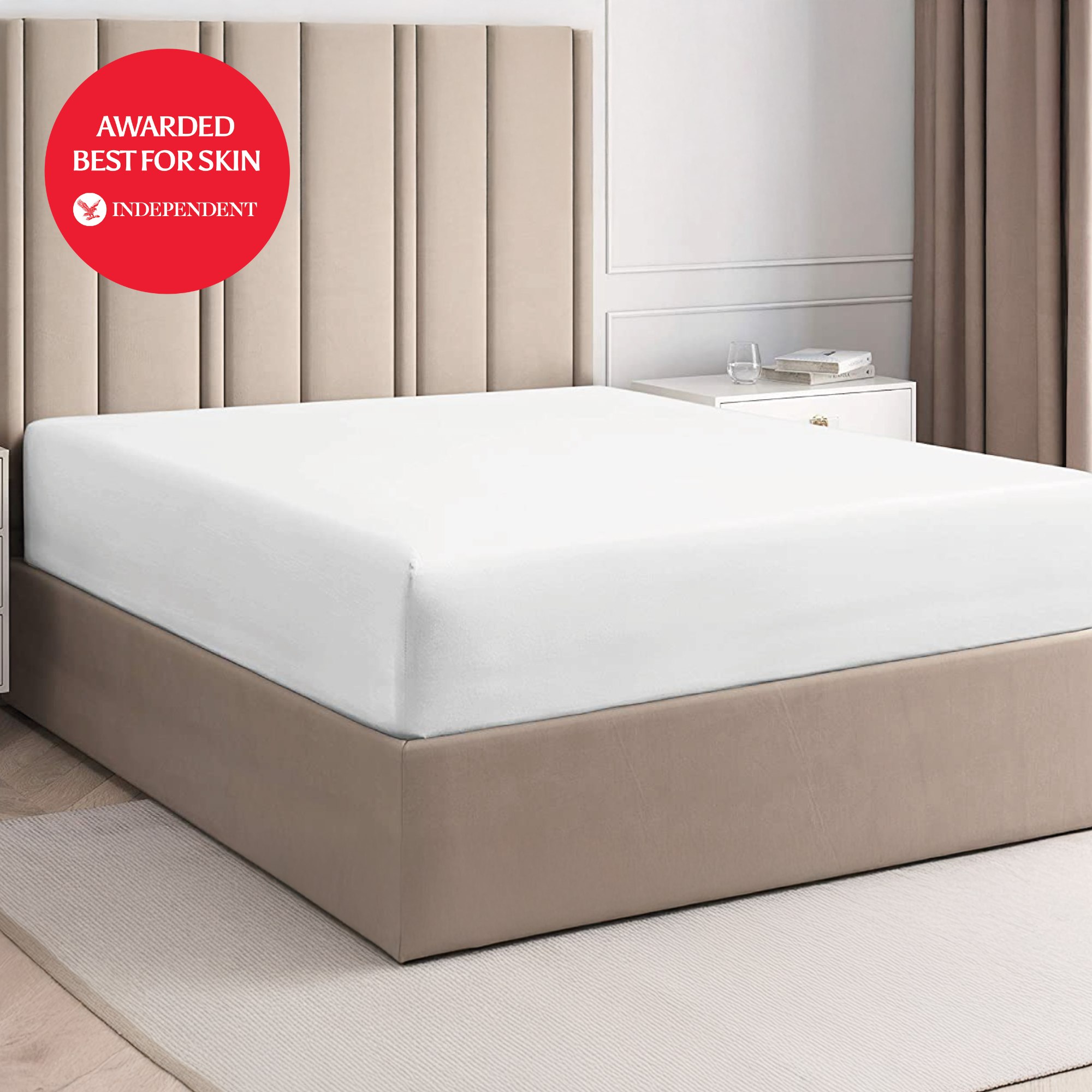 100% Organic Bamboo Silk Deep Fitted Sheet - Luff Sleep