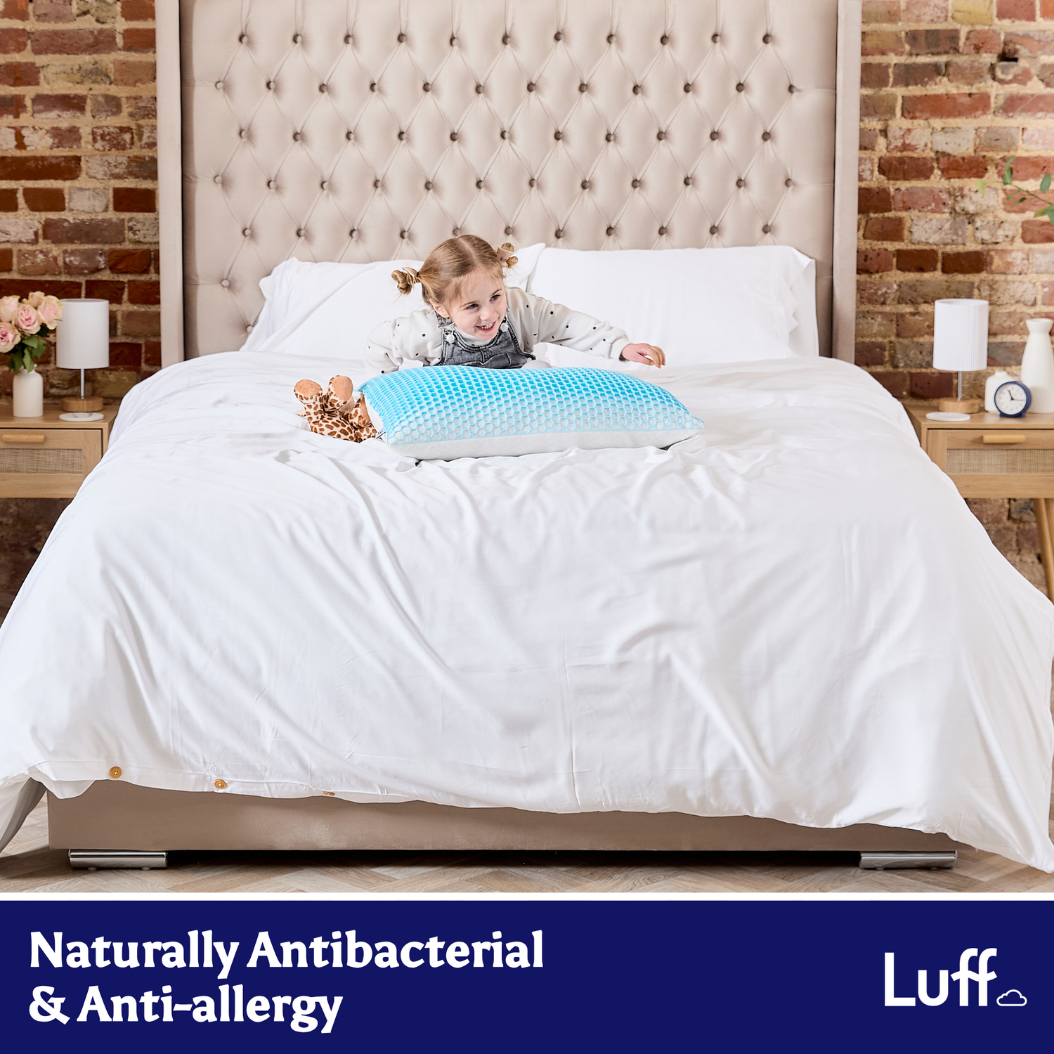 The Bamboo Honeycomb Pillow - Luff Sleep