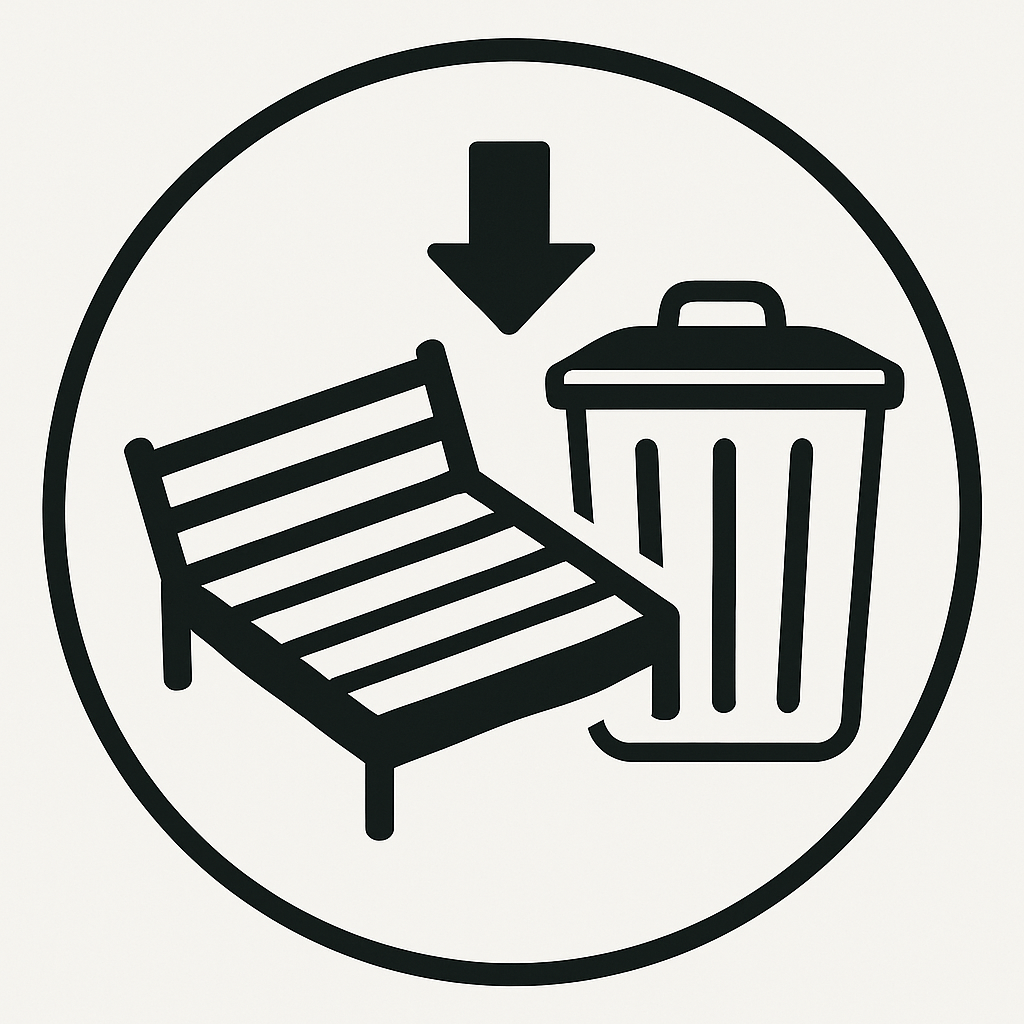 Bed Base Delivery Additional Services: Old Bed Base Disposal