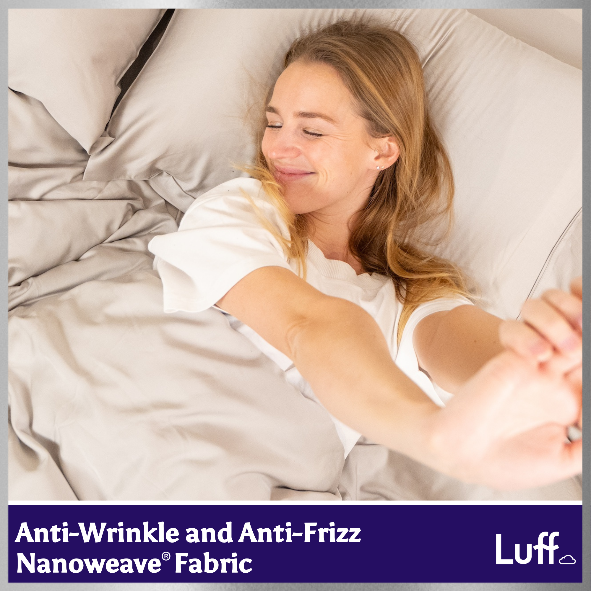 SilverLining® Organic Bamboo Silk Pillowcases (2 Pack) - Luff Sleep