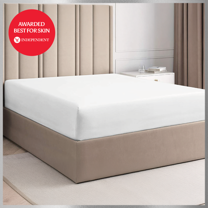 SilverLining® Organic Bamboo Silk Deep Fitted Sheet