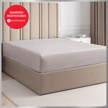 SilverLining® Organic Bamboo Silk Deep Fitted Sheet