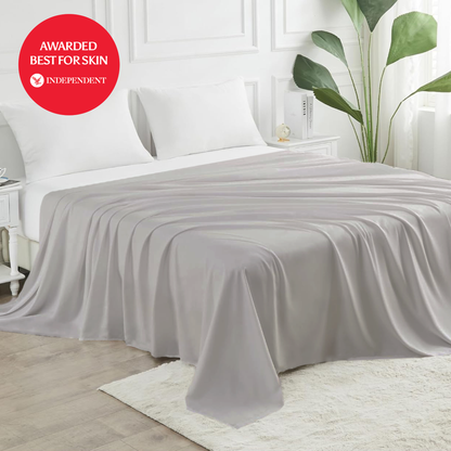 SilverLining® Organic Bamboo Silk Flat Sheet