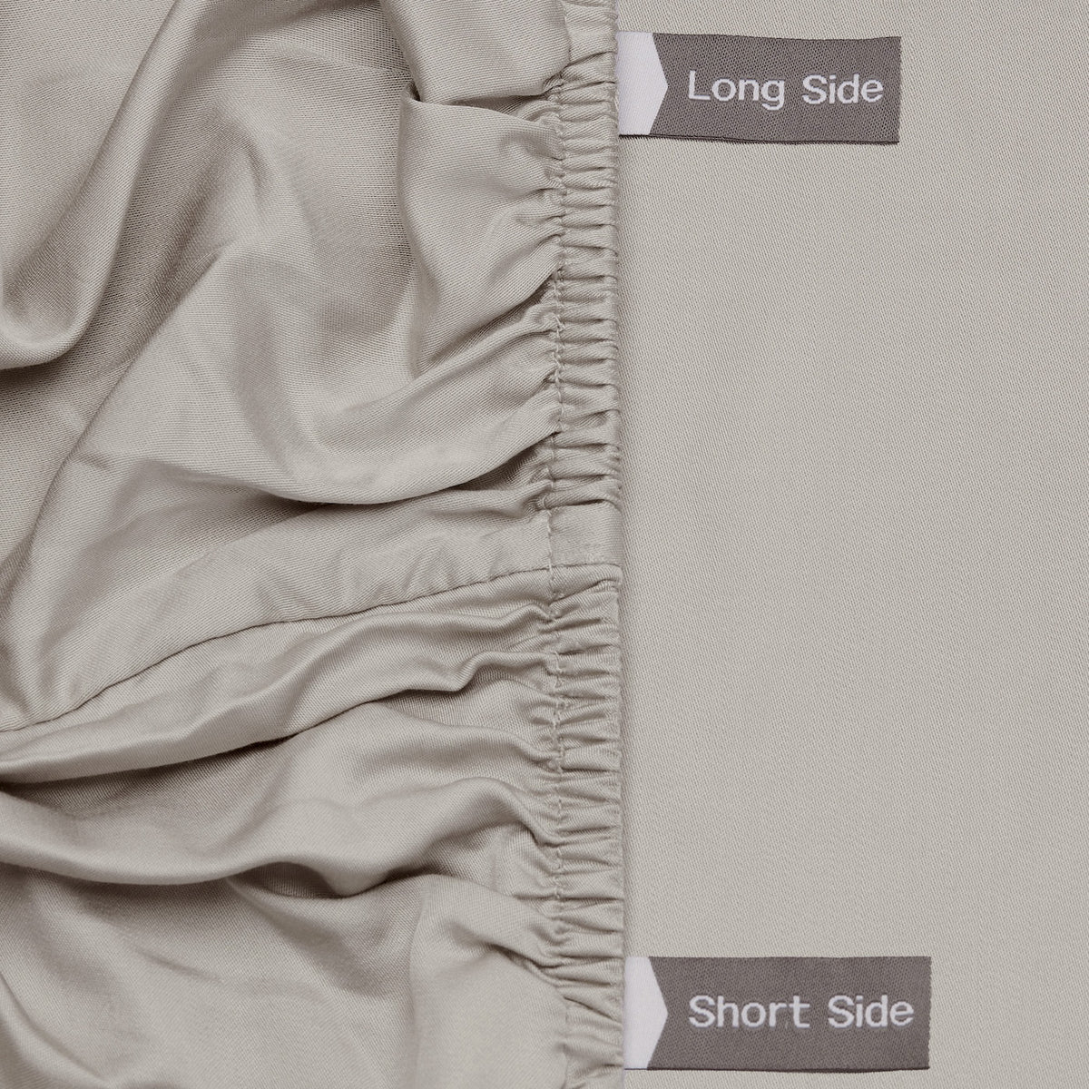 Luff SilverLining Bamboo Bedding with real silver. Naturally antibacterial and breathable #colour_light-grey