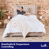 Organic Bamboo Silk Duvet Set, antibacterial and anti-allergy - Luff Sleep