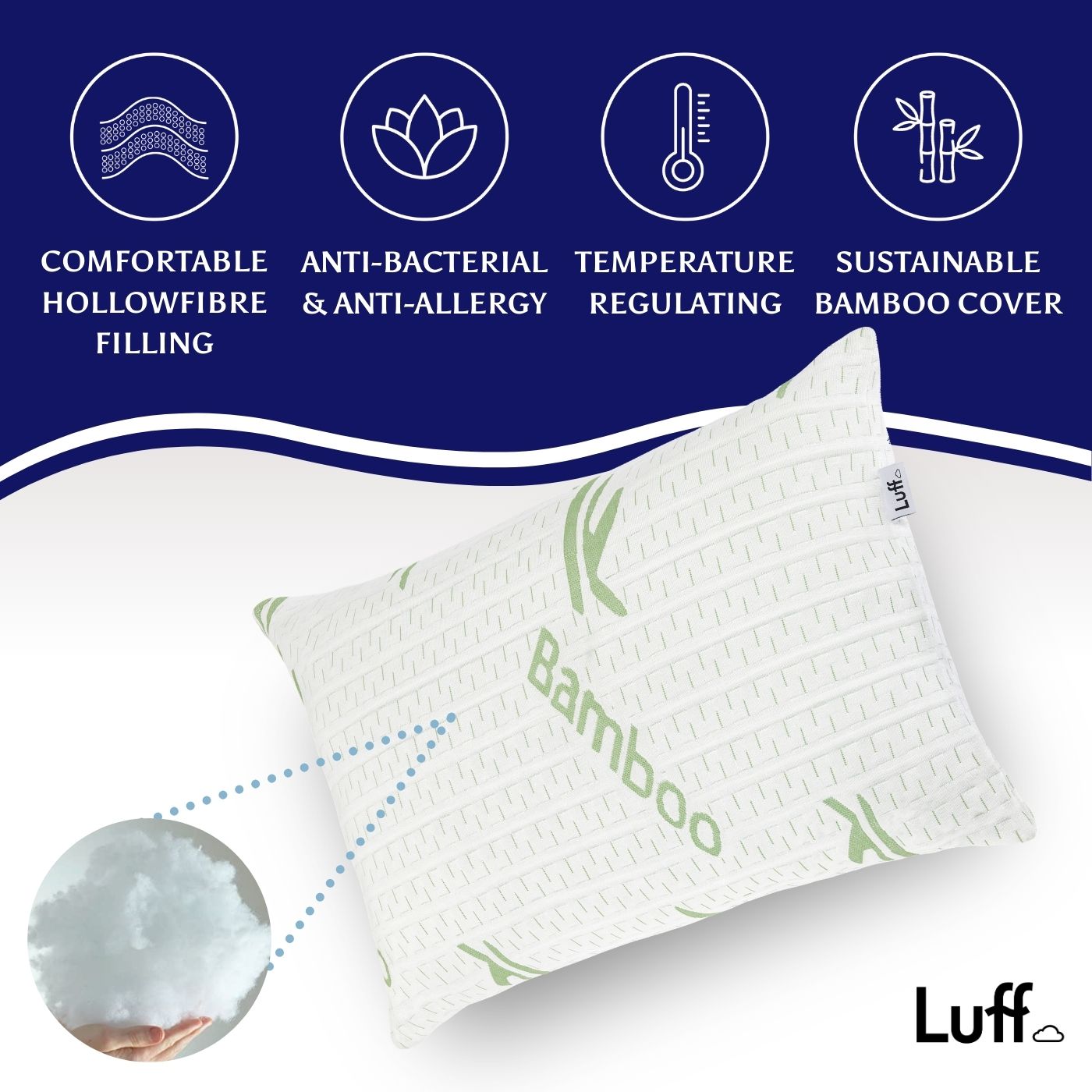 The Bamboo Forest Hollowfibre Pillow