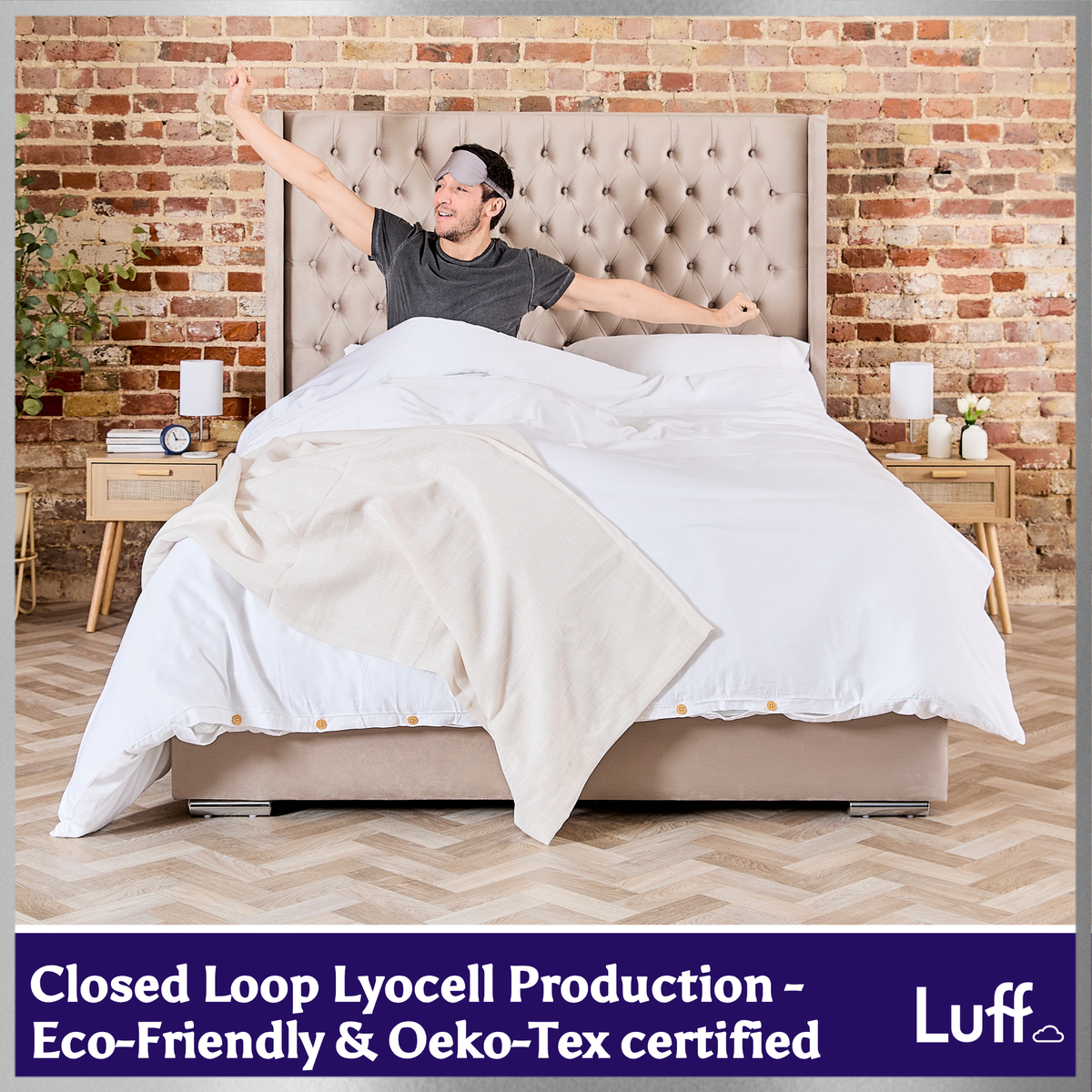 SilverLining® Organic Bamboo Duvet Set - Luff Sleep