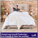 SilverLining® Organic Bamboo Duvet Set - Luff Sleep