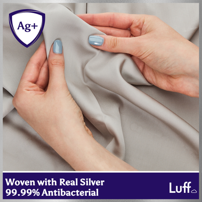 SilverLining® Organic Bamboo Silk Pillowcases (2 Pack)