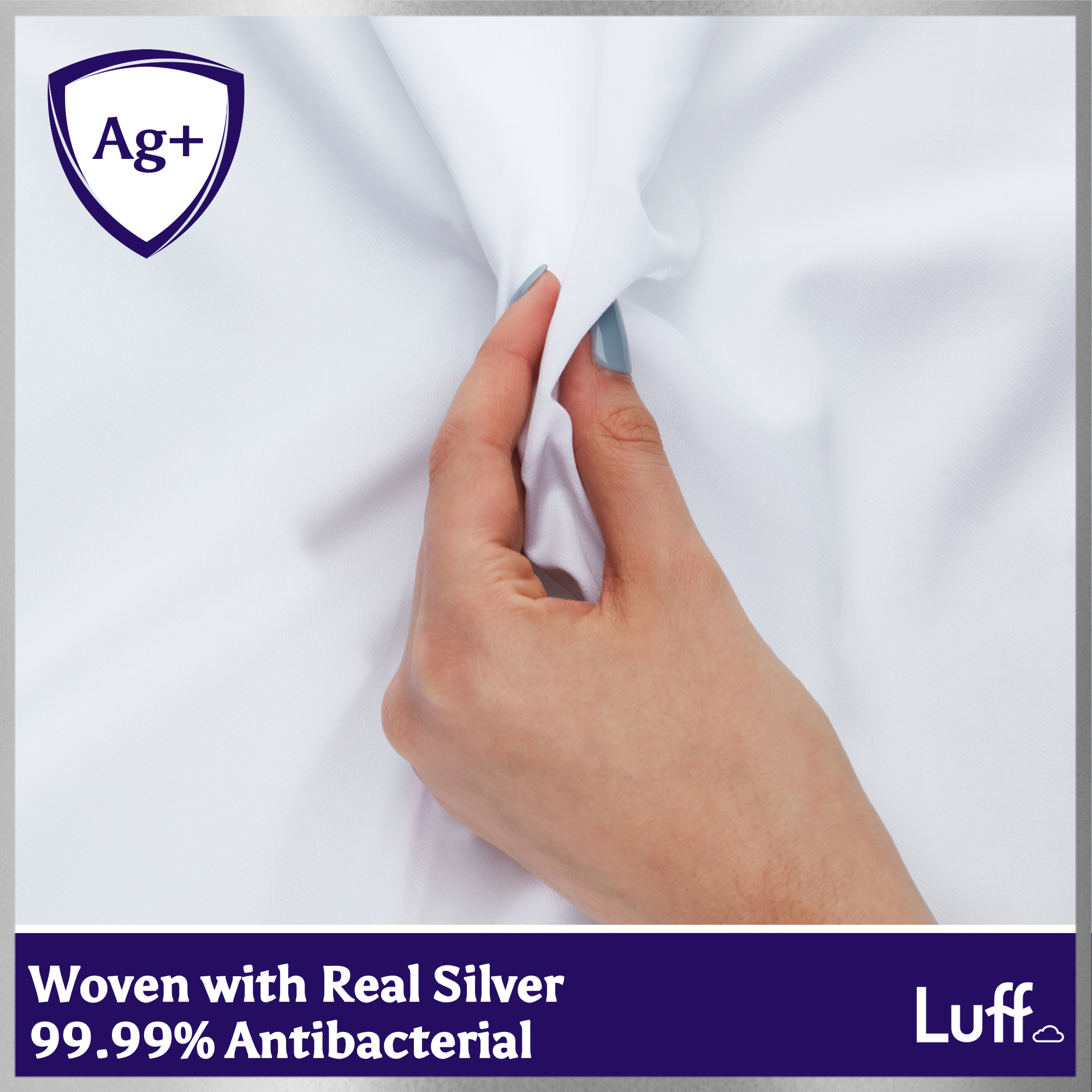 SilverLining® Organic Bamboo Silk Deep Fitted Sheet