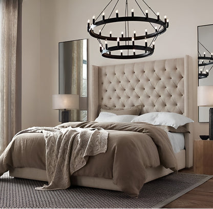 The Majestic Wingback Ottoman Bed