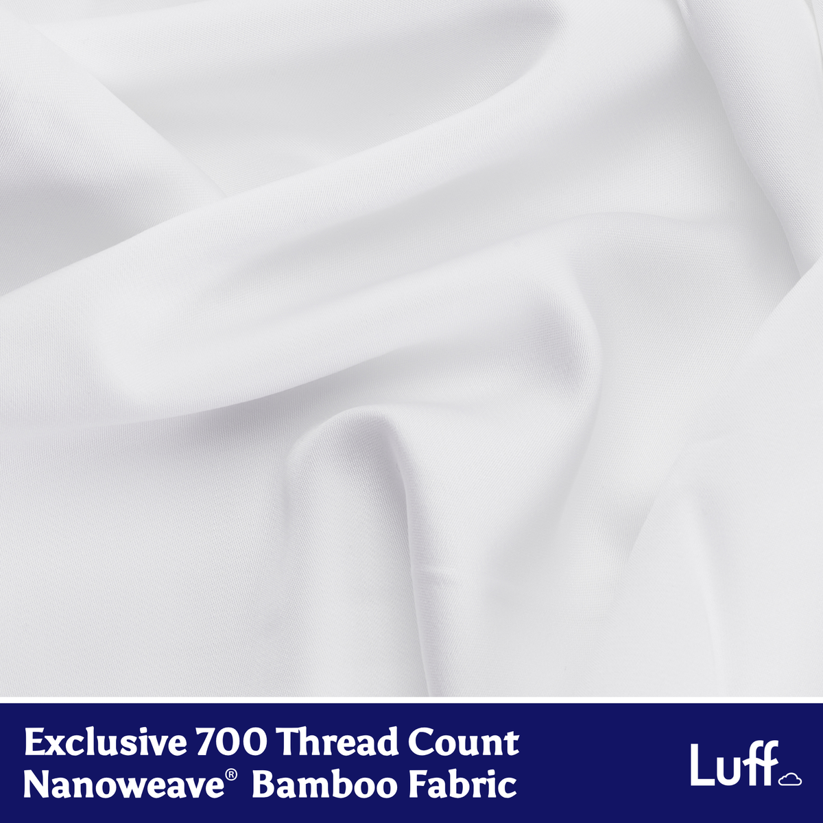 100% Organic Bamboo Silk Deep Fitted Sheet - Luff Sleep