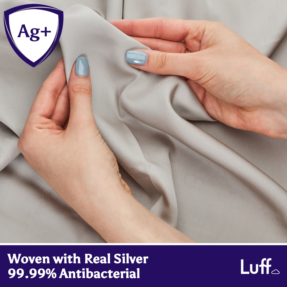 SilverLining® Organic Bamboo Silk Flat Sheet - Luff Sleep