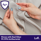 SilverLining® Organic Bamboo Silk Flat Sheet - Luff Sleep
