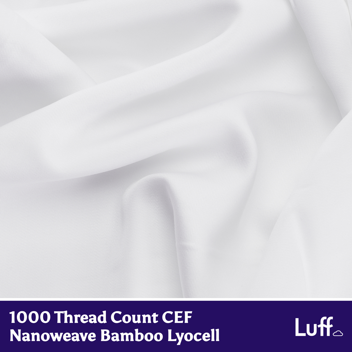 SilverLining® Organic Bamboo Silk Flat Sheet - Luff Sleep