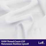 SilverLining® Organic Bamboo Silk Flat Sheet - Luff Sleep