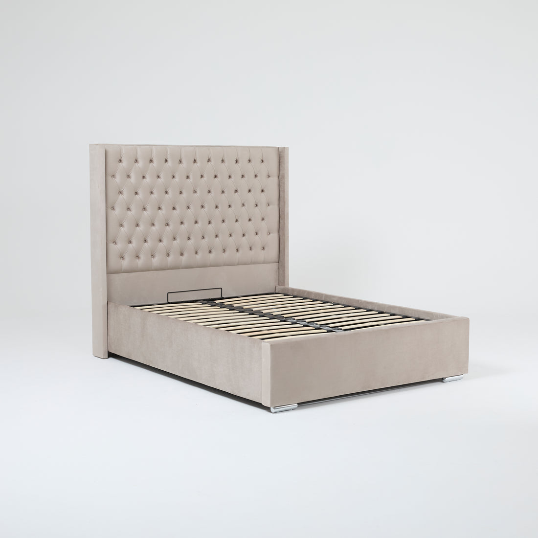 The Majestic Wingback Ottoman Bed
