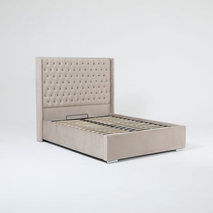 The Majestic Wingback Ottoman Bed