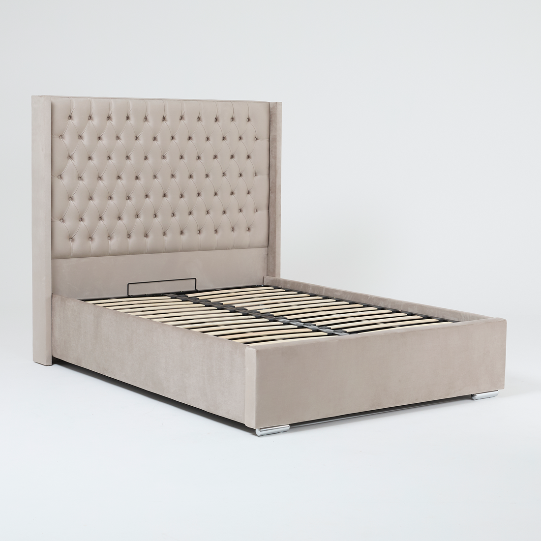The Majestic Wingback Ottoman Bed