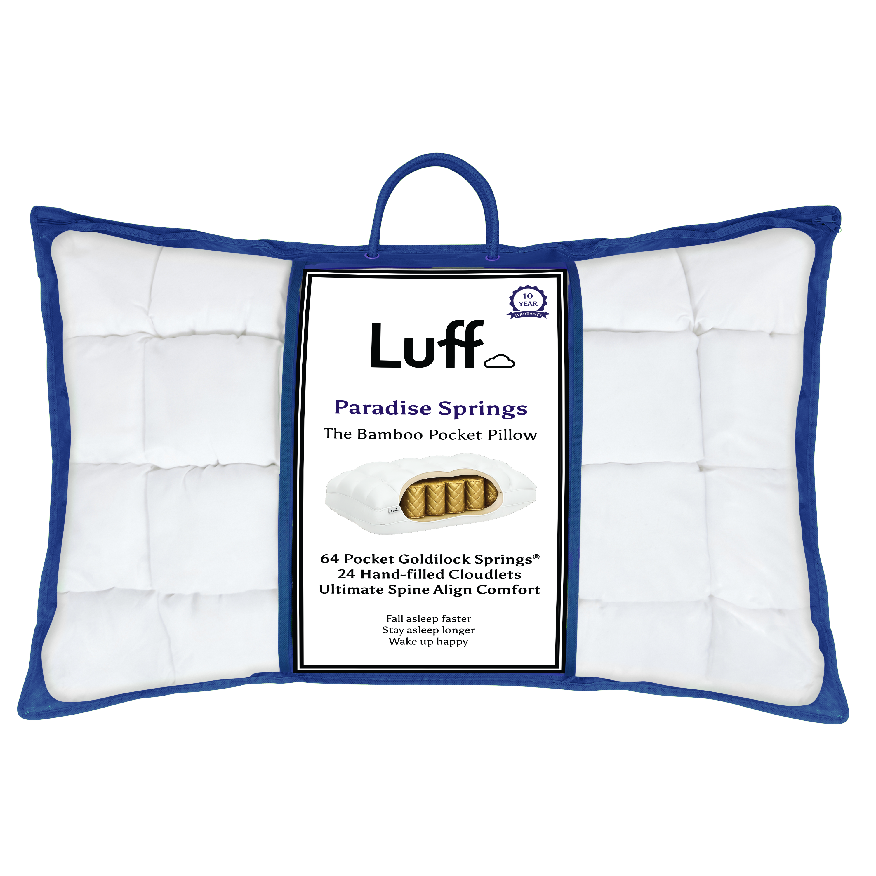 The Bamboo Paradise Springs Pillow - Luff Sleep