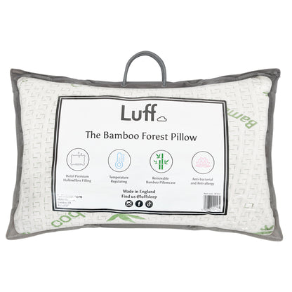 The Bamboo Forest Hollowfibre Pillow - Luff Sleep