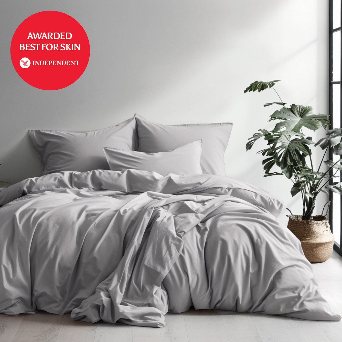 Organic Bamboo Silk Duvet Set, antibacterial and anti-allergy - Luff Sleep