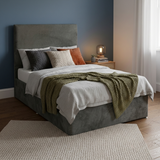 Imperial Divan Bed Base Luff Sleep Monaco Charcoal #colour_monaco-charcoal