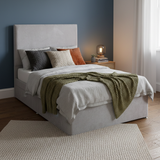 Luff Divan Bed Base with optional drawers
#colour_monaco-silver