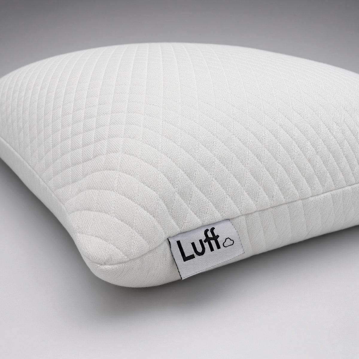 Luff Luxury Pillow. Supportive CloudTec memory foam filling. Sustainable bamboo cover.
