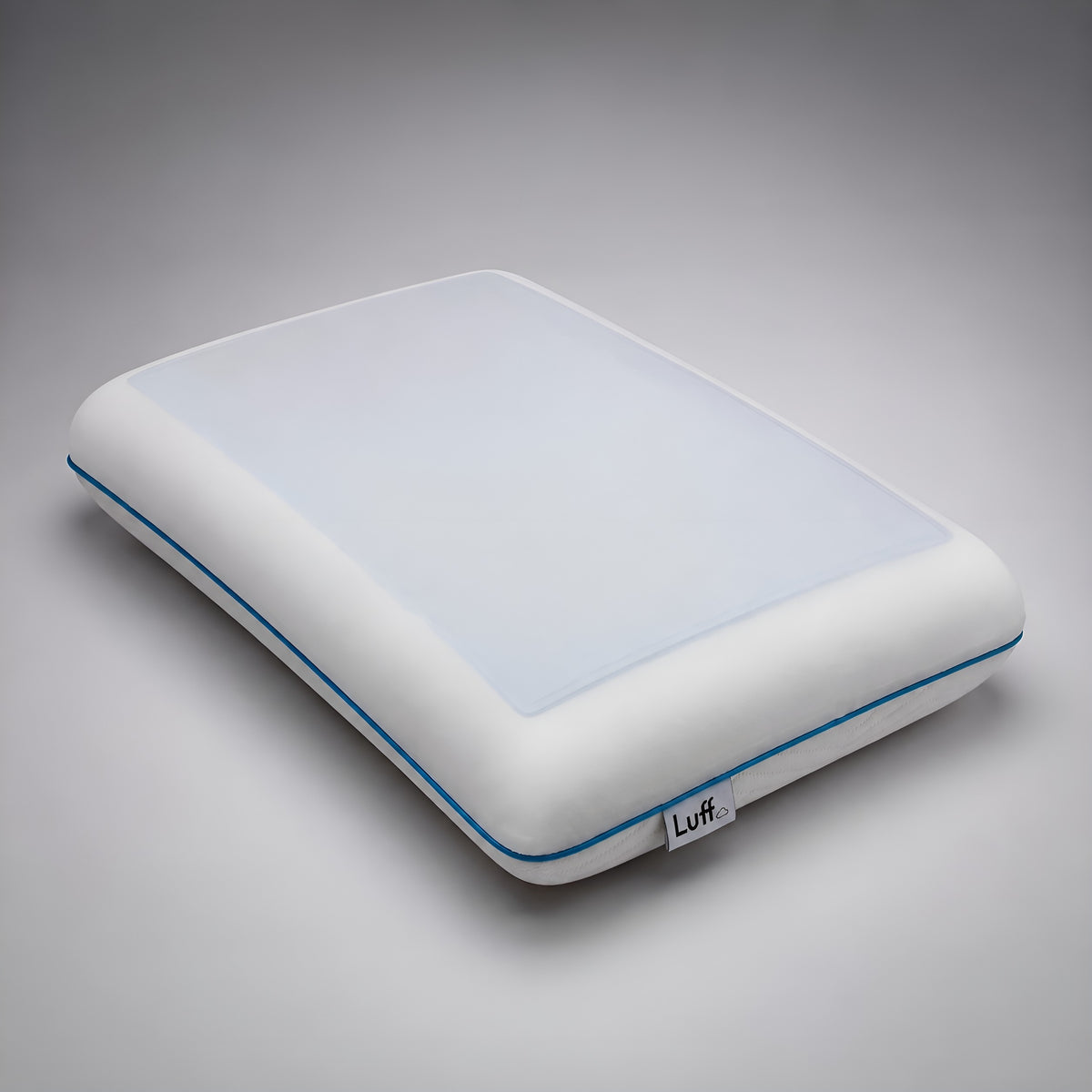 Luff Mayfair Cooling Gel Pillow - anti-allergy and antibacterial, deeper cooler sleep. Comfy and supporting CloudTec memory foam.