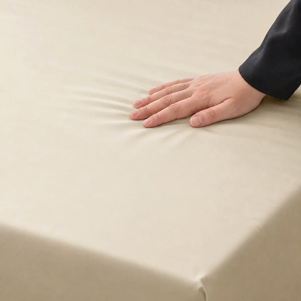 Luff SilverLining Bamboo Bedding with real silver. Naturally antibacterial and breathable #colour_champagne