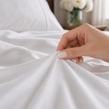Luff SilverLining Bamboo Bedding with real silver. Naturally antibacterial and breathable #colour_white