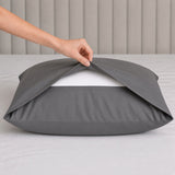 Luff SilverLining Bamboo Bedding with real silver. Naturally antibacterial and breathable #colour_dark-grey
