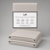 Luff SilverLining Bamboo Bedding with real silver. Naturally antibacterial and breathable #colour_light-grey