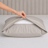 Luff SilverLining Bamboo Bedding with real silver. Naturally antibacterial and breathable #colour_light-grey