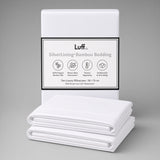 Luff SilverLining Bamboo Bedding with real silver. Naturally antibacterial and breathable #colour_white