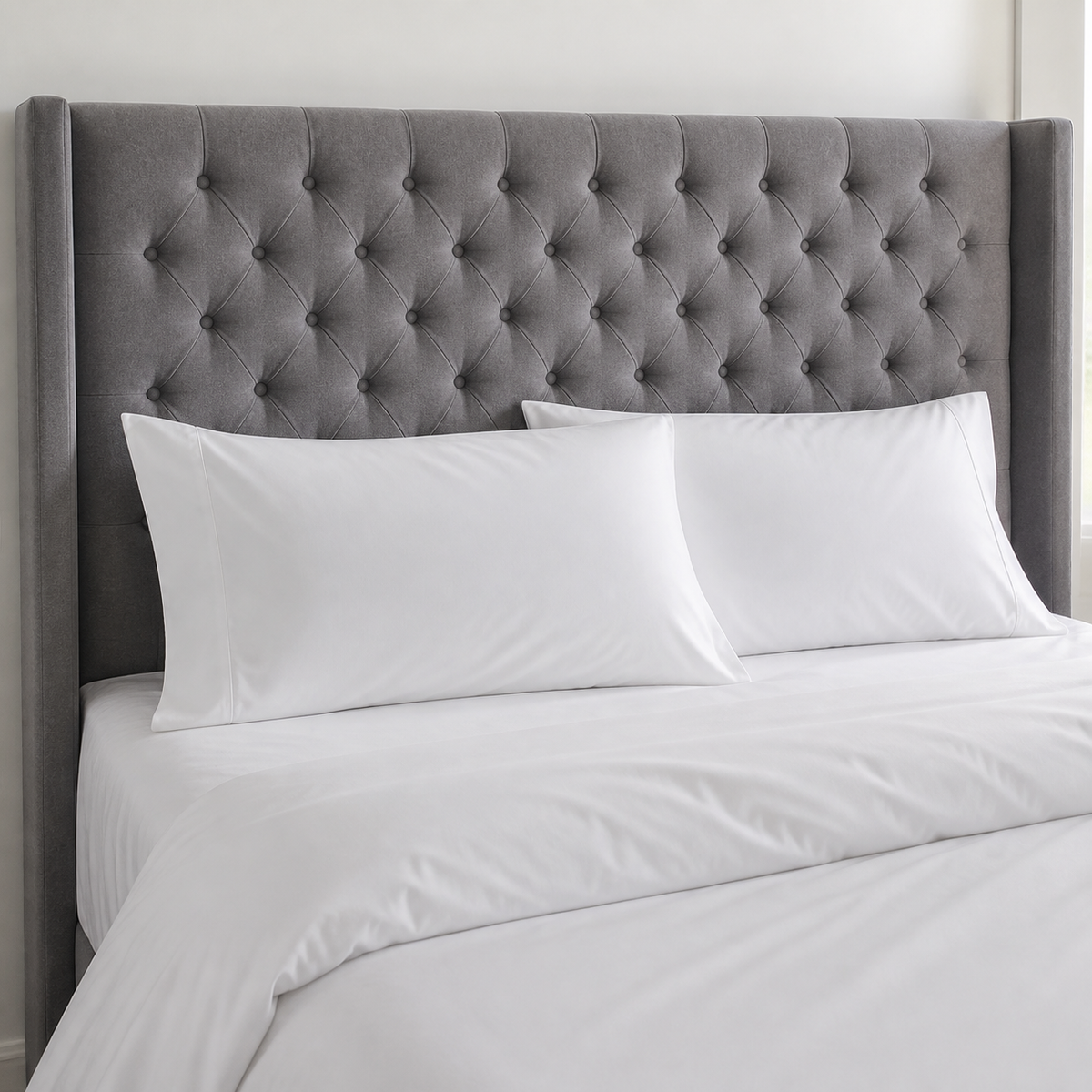 Luff SilverLining Bamboo Bedding with real silver. Naturally antibacterial and breathable #colour_white