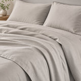 Luff SilverLining Bamboo Bedding with real silver. Naturally antibacterial and breathable #colour_light-grey