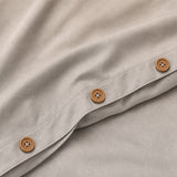 Luff SilverLining Bamboo Bedding with real silver. Naturally antibacterial and breathable #colour_light-grey