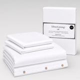 Luff SilverLining Bamboo Bedding with real silver. Naturally antibacterial and breathable #colour_white