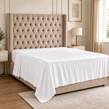 Luff SilverLining Bamboo Bedding with real silver. Naturally antibacterial and breathable #colour_white