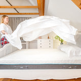 SilverLining® Organic Bamboo Silk Flat Sheet - Luff Sleep