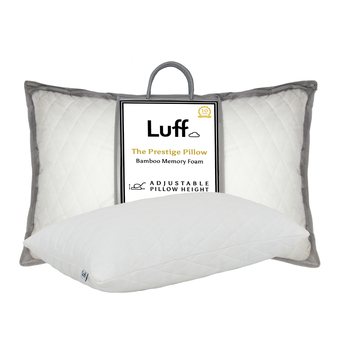 The Prestige Adjustable Bamboo Pillow - Luff Sleep