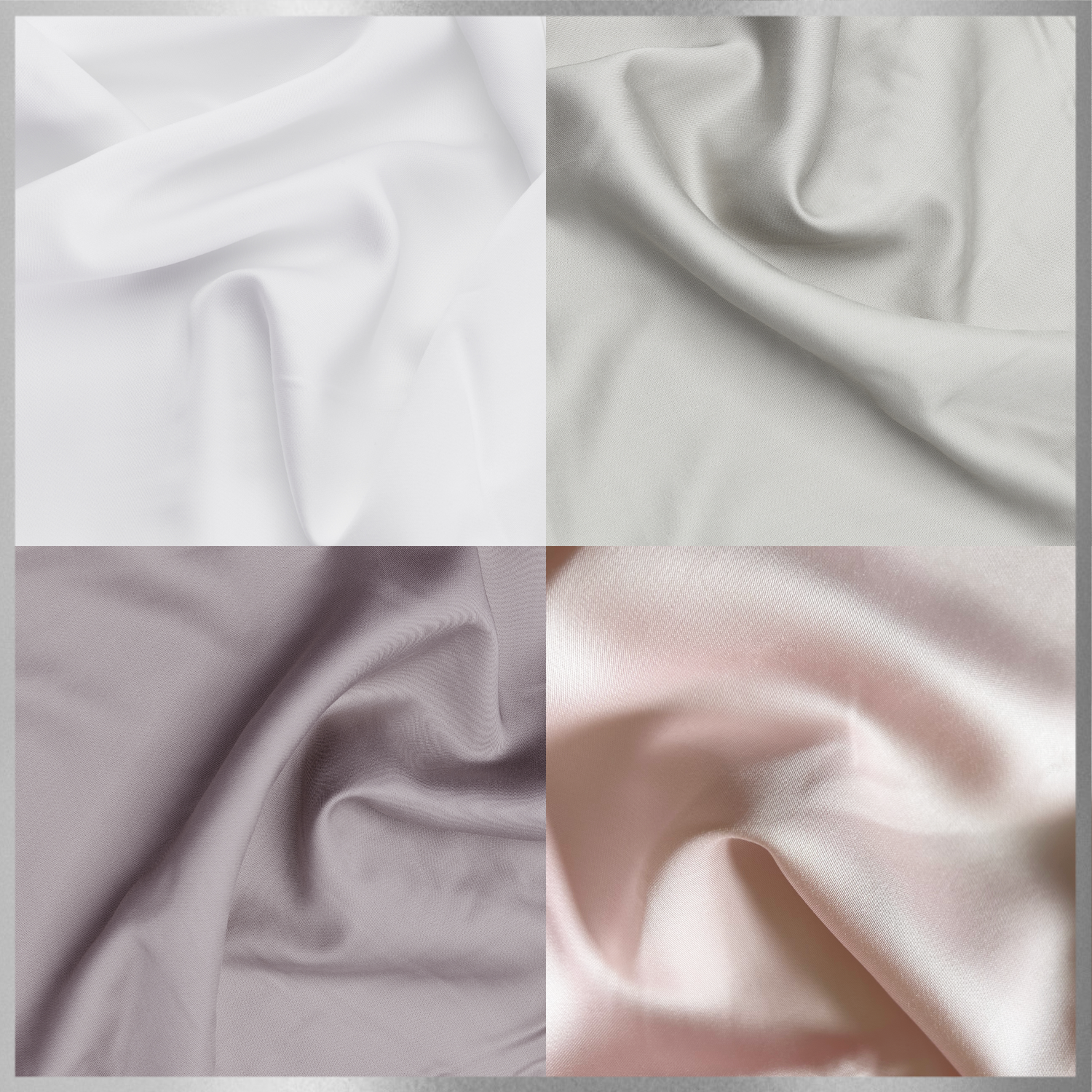 SilverLining® Organic Bamboo Silk Pillowcases (2 Pack)