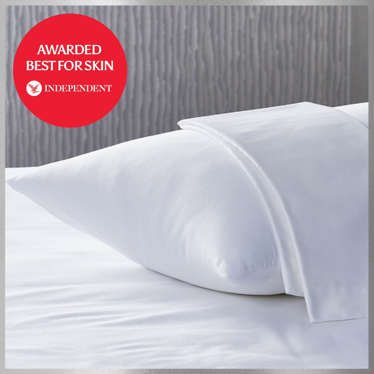 SilverLining® Organic Bamboo Silk Pillowcases (2 Pack)