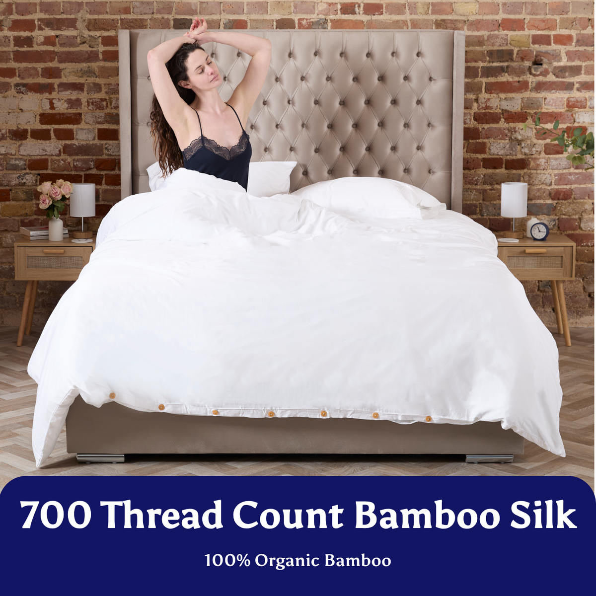 100% Organic Bamboo Flat Bed Sheets - Luff Sleep