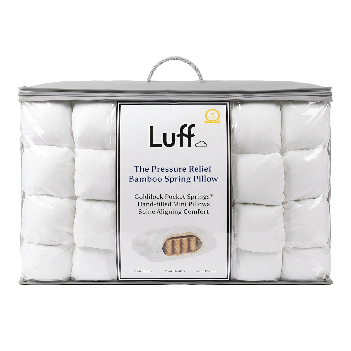 The Pressure Relief Bamboo Spring Pillow