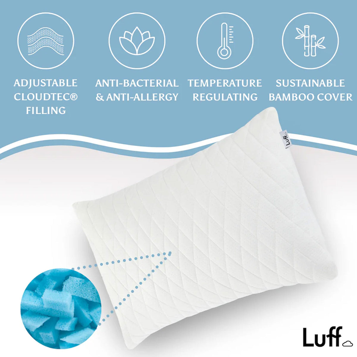 The Prestige Adjustable Height Pillow