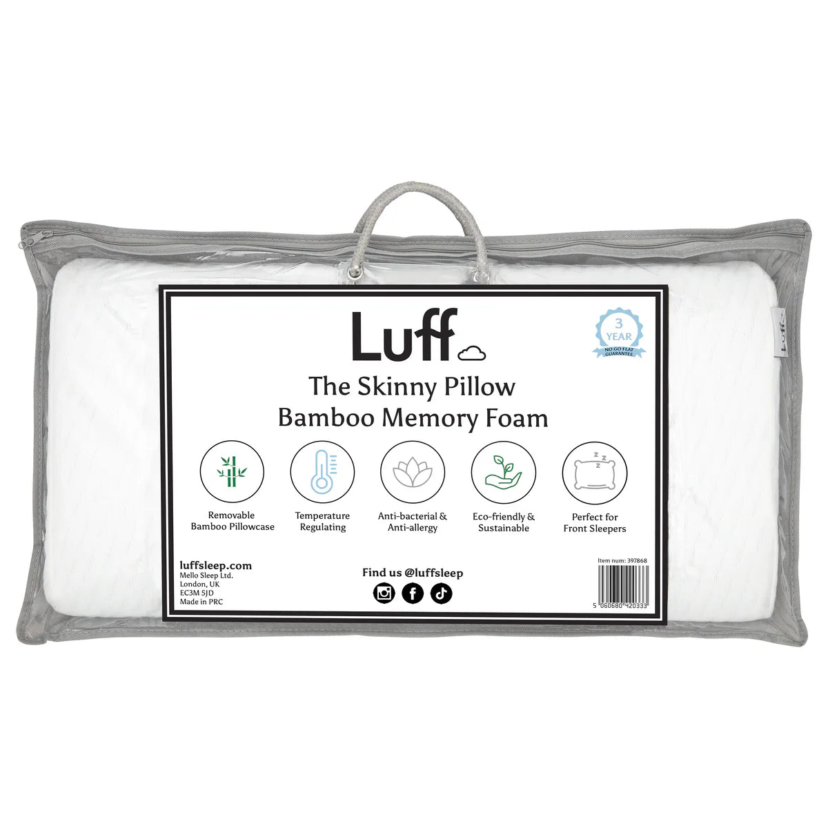 Luff Skinny Pillow